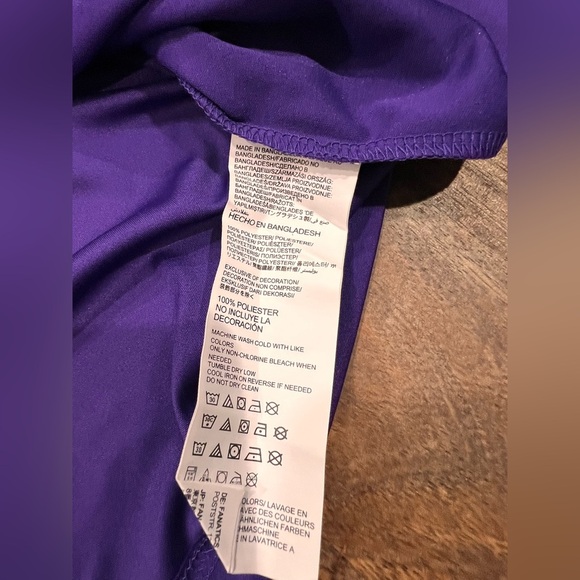 NWT Men's Purple Washington Huskies Lightweight Polo Size Large - Picture 5 of 6